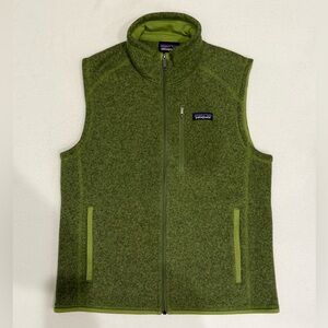 Patagonia Men’s Better Sweater Best Fleece Medium Green EUC Winter Layering
